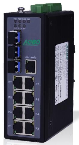 奥博瑞光AOBO G7024/6211千兆工业以太网交换机